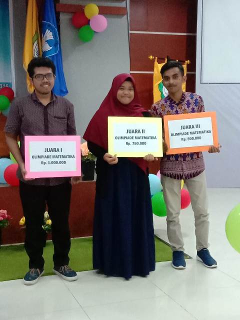 Mahasiswa Matematika Menjuarai Olimpiade Matematika