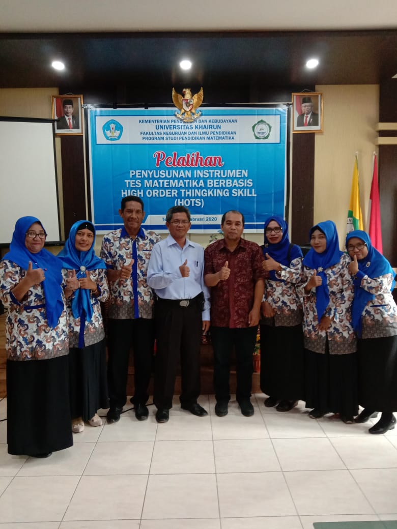 Pelatihan Penyusunan Instrumen Tes Matematika Berbasis HOTS