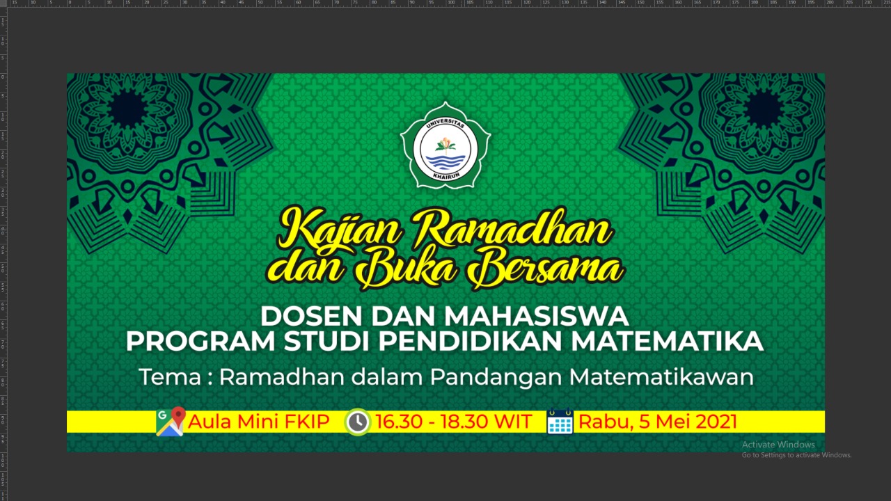 Prodi Matematika Adakan Kajian Ramadhan 1442 H