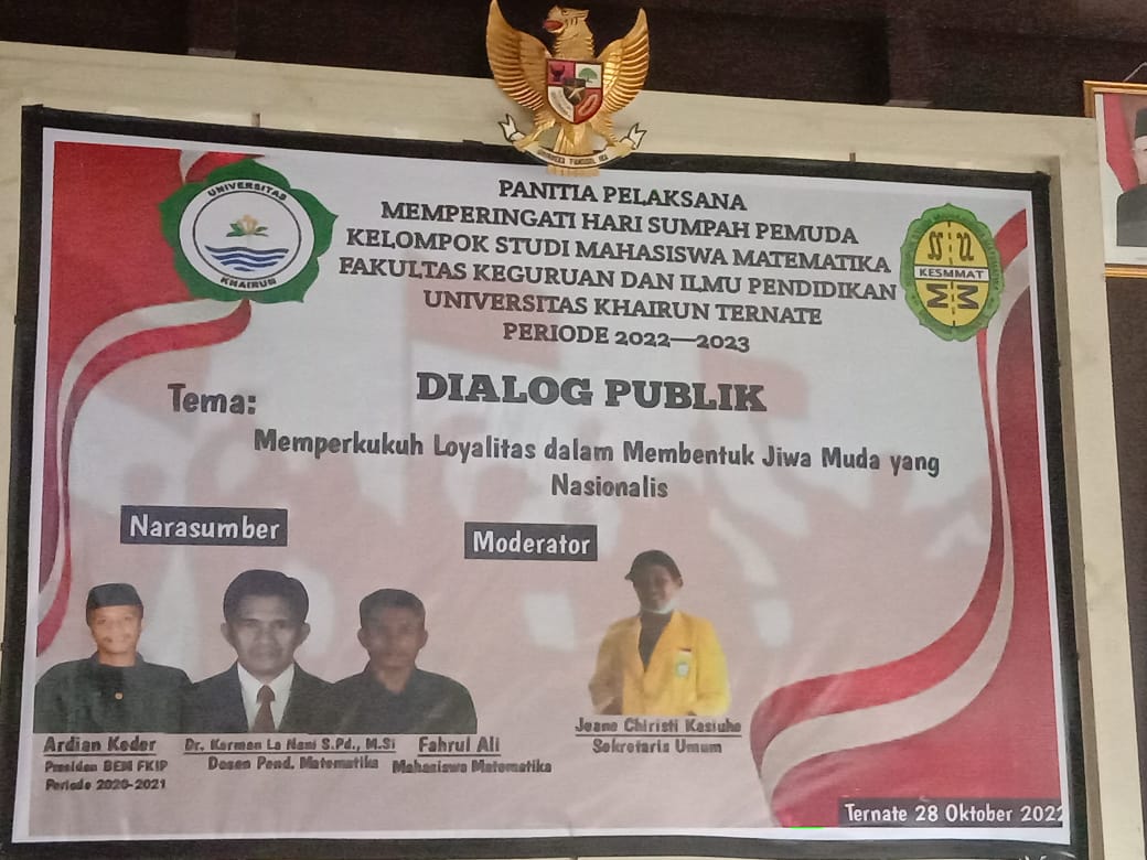 Memperingati Sumpah Pemuda, KESMAT Gelar Dialog Publik.