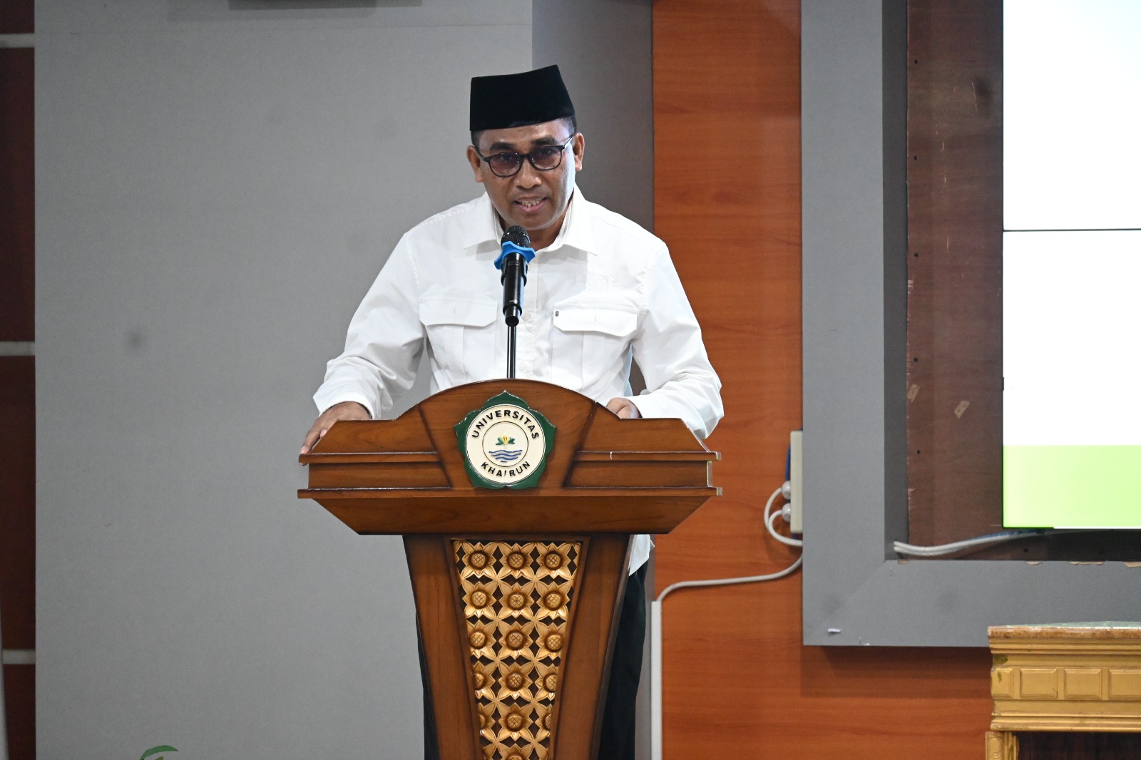 Dr. Hasan Hamid Paparkan Visi-Misi sebagai Calon Rektor Unkhair 2025–2029
